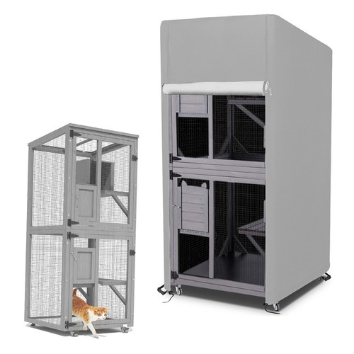 Cat house cover patio - house,